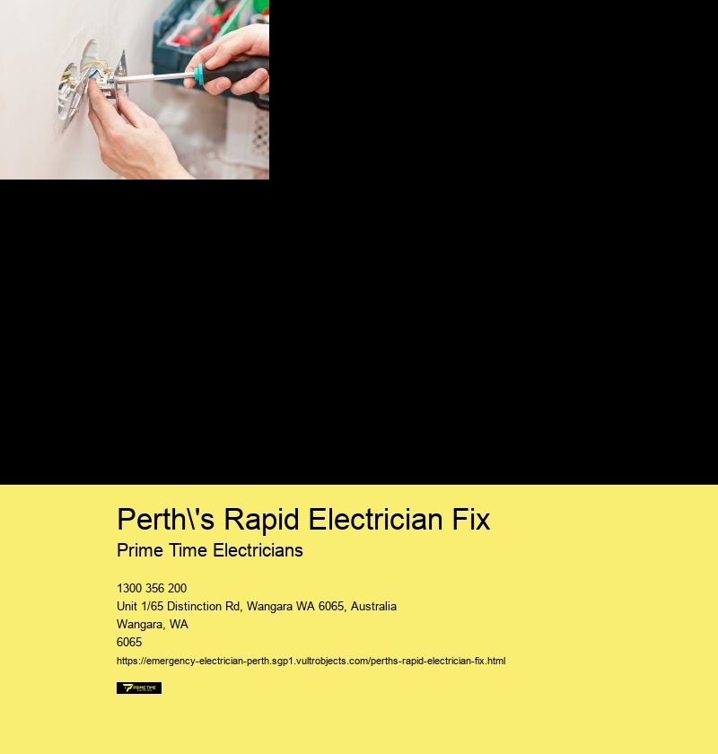 Emergency Electrician Perth: Dependable & Quick
