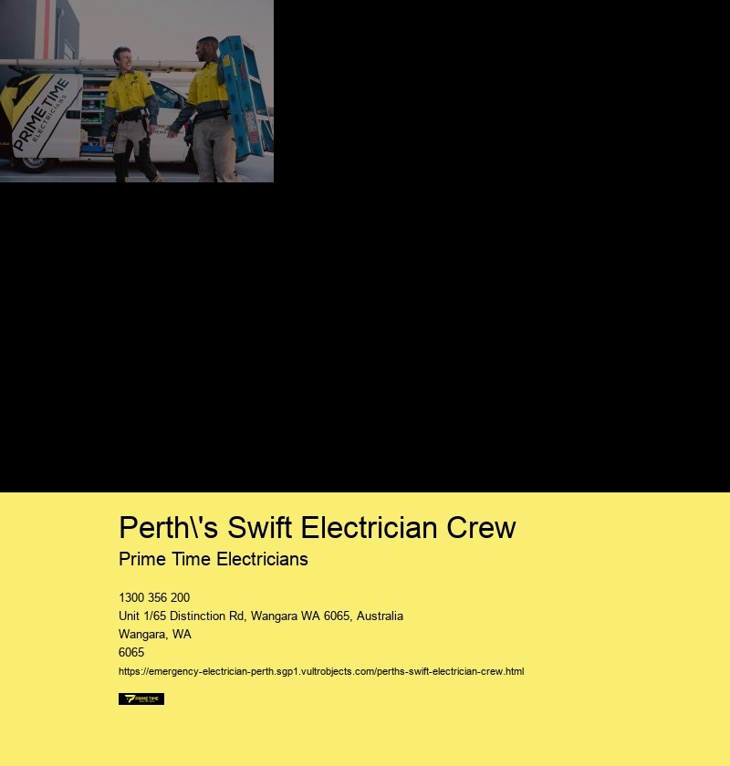 Perth's Swift Electrician Crew
